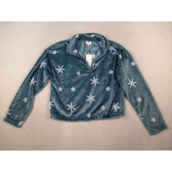 COZE BY PINK ROSE - WOMEN'S SOFT FLEECE 1/4 ZIP PULLOVER SWEATER - SIZE XS - Picture 1 of 9